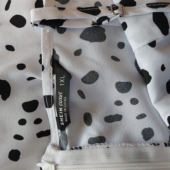 Shein Dalmation Dot Dress 1XL 14 16 - Picture 6 of 8